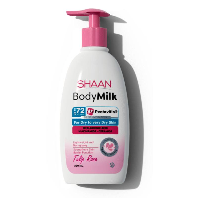 Shaan Tulip Rose Body Milk 300 ml  حليب الجسم شان توليب روز 300 مل