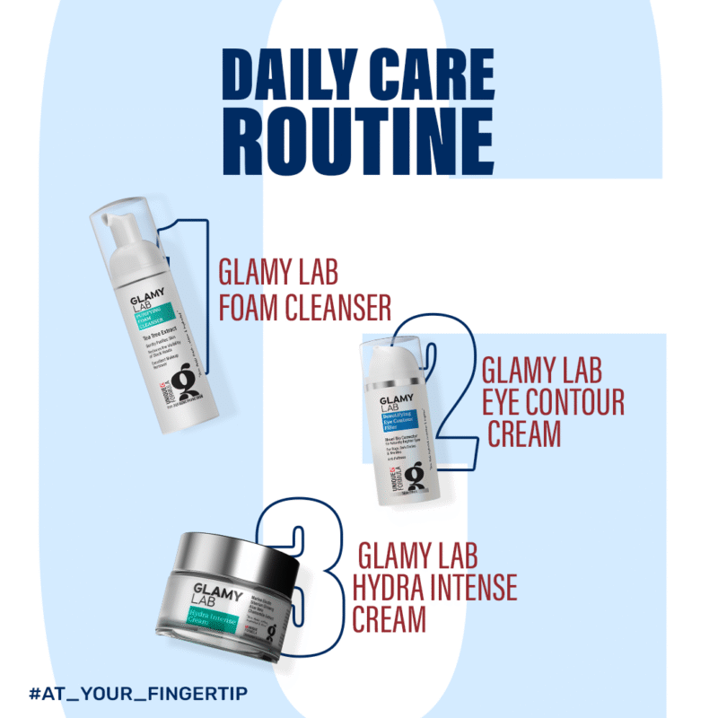Glamy Lab Daily Care Routine  روتين العناية اليومية من جلامي لاب