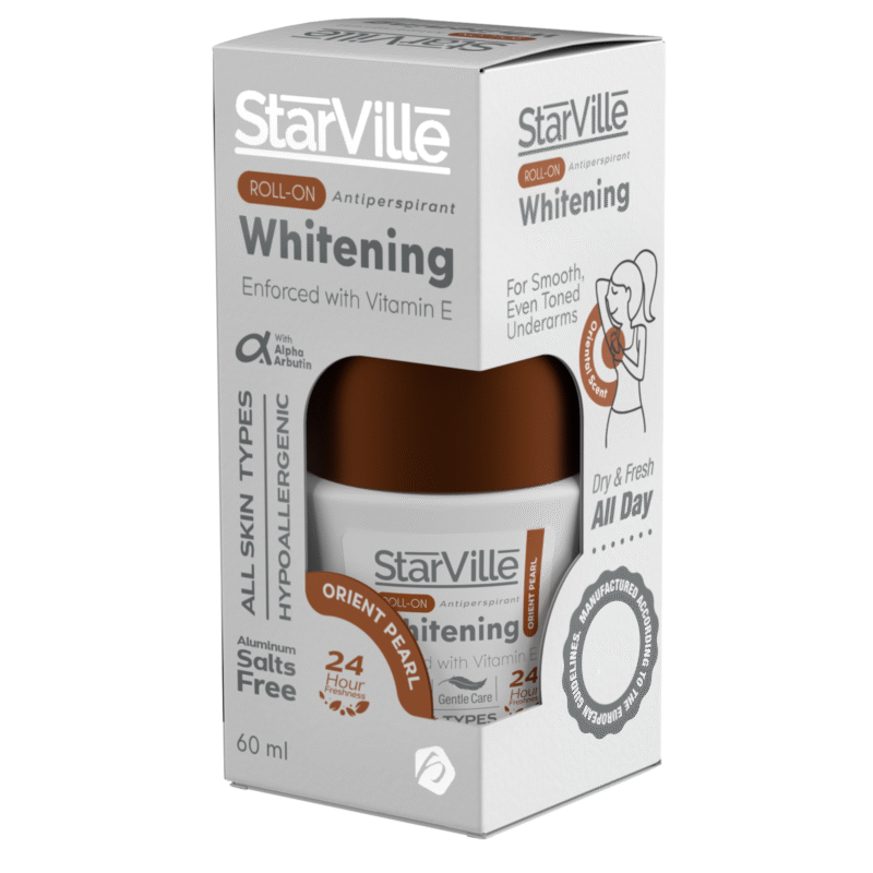 Starville Whitening Roll On Orient Pearl Scent 60 ml  ستارفيل رول مبيض برائحة لؤلؤة الشرق 60 مل