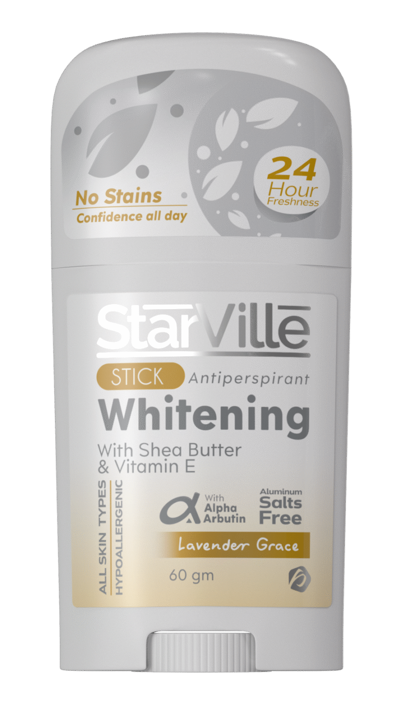 StarVille Whitening Stick Lavender Grace 60 ml  ستارفيل - عصا تبييض برائحة اللافندر - 60 مل