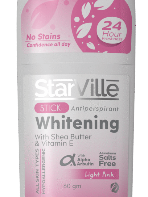 StarVille Whitening Stick Light Pink 60 ml  قلم تبييض ستارفيل وردي فاتح 60 مل