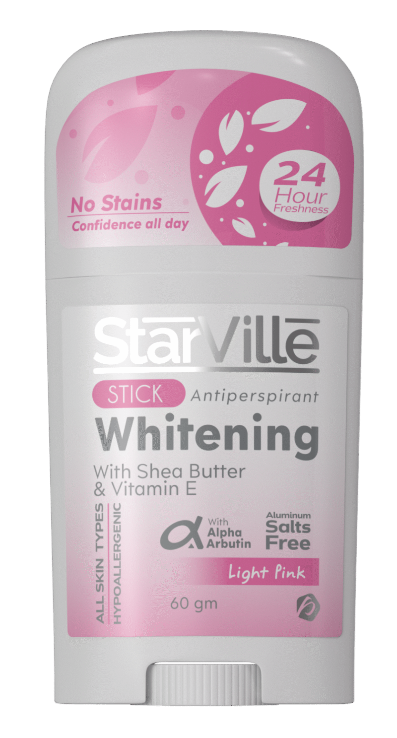 StarVille Whitening Stick Light Pink 60 ml  قلم تبييض ستارفيل وردي فاتح 60 مل