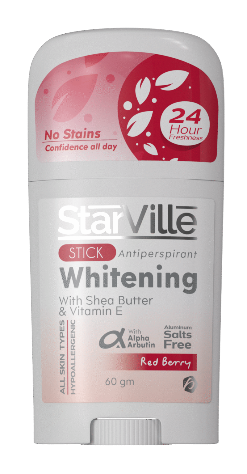 Starville Whitening stick Red Berry 60 ml  عصا تبييض ستارفيل بالتوت الأحمر 60 مل