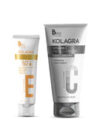 Kolagra offer sun screen gel cream +Facial wash vitamin c كولاجرا تقدم كريم واقي من الشمس + غسول للوجه بفيتامين سي