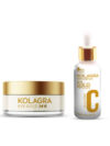 Kolagra Offer Gold Serum 24K+ Eye Gold gel cream 20 Ml عرض كولاجرا سيروم الذهب 24 قيراط+ كريم جل العين الذهبي 20 مل