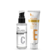 Kolgara Offer Vitamin C Serum 30 ml + Sunscreen Gel cream كولجارا تقدم سيروم فيتامين سي 30 مل + كريم جل واقي من الشمس