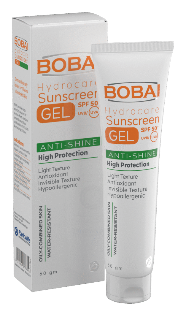Bobai Sunscreen Hydrocare SPF50 Gel 60 gm  جل بوباي الواقي من الشمس هيدروكير SPF50، 60 جم
