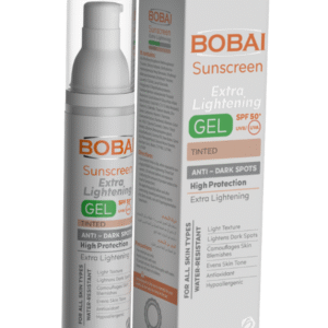 Bobai Sunscreen Tinted Extra Lightening gel spf 50  جل بوباي صن سكرين ملون لتفتيح البشرة بعامل حماية 50