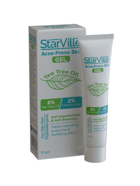 StarVille AcneProne Skin Gel 30gm  ستارفيل جل للبشرة المعرضة لحب الشباب 30 جم elborgshop.com